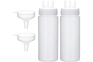 3 Hole Squeeze Bottles