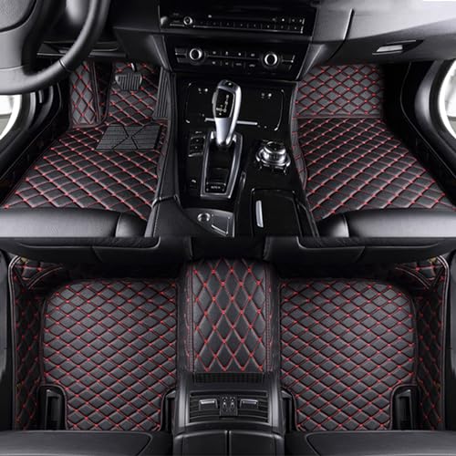 Tapis de sol Lexus ES 5 2006-2012 sur mesure étanche noir rouge