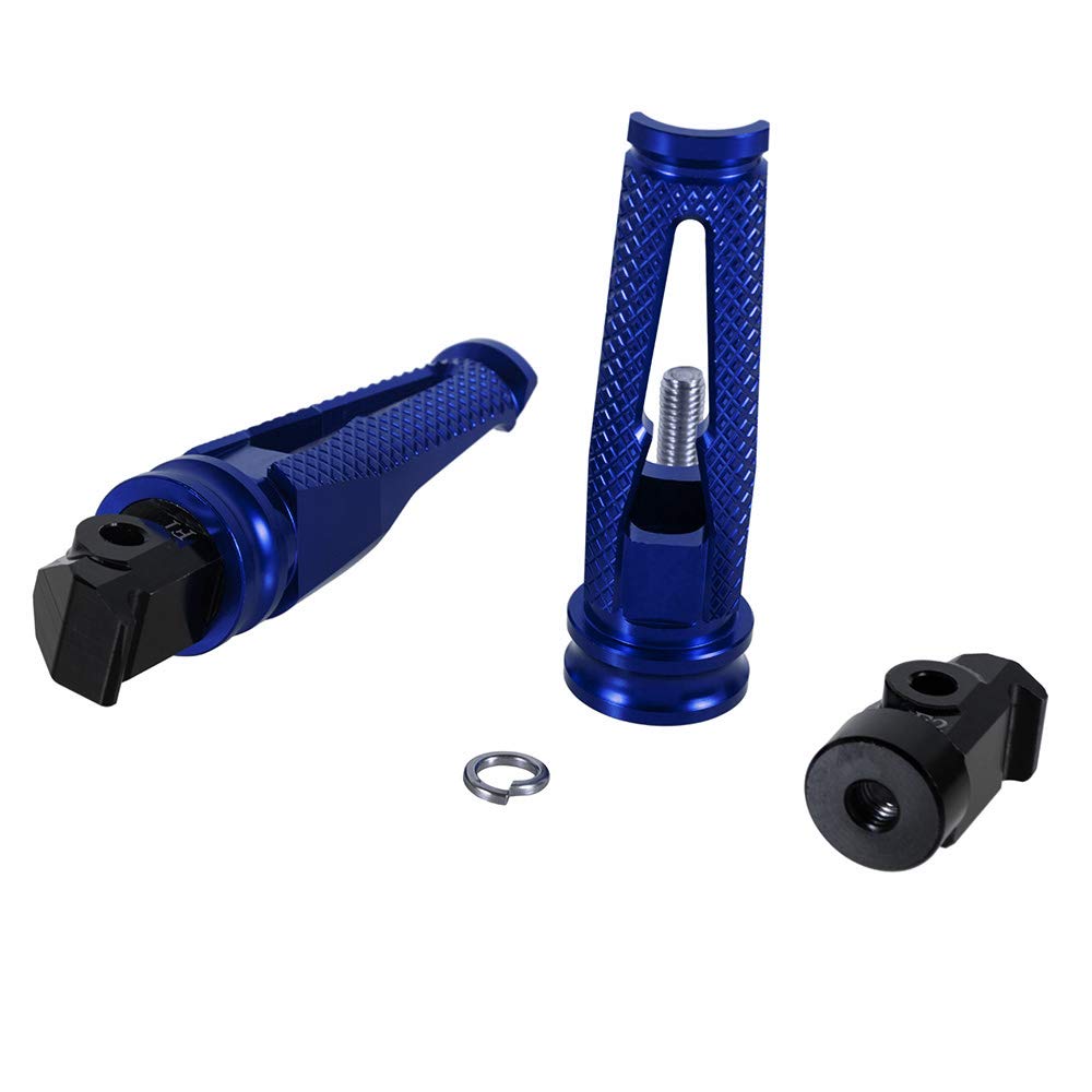 Per CB600F Hornet 2007-2013 per CBR600RR 2003-2016 Pedane posteriori per moto Accessori in alluminio CNC per CB1000R 2008-2018 (Blu)