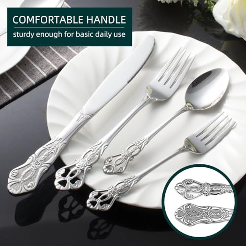 40-Piece-Stainless-Steel-Flatware-Set-Silver-Silverware-Set-Service-for-8-Cutlery-Utensils-Set-Tableware-Cutlery-Set-for-Home-Restaurant-Party