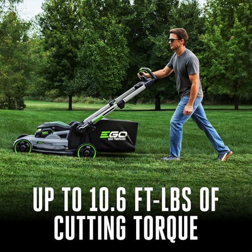 Image of EGO POWER+ Electric Lawn Mower, Self-Propelled Cordless with 22 inch Super Composite Deck, Includes (2) 56V 6.0Ah Batteries and 560W Charger - LM2244SP-2