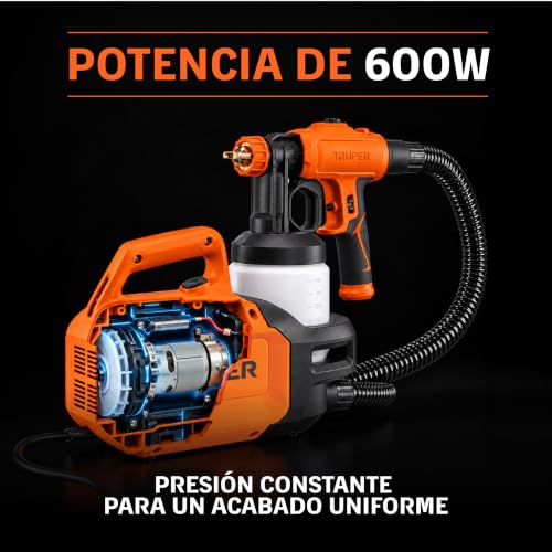 Pistola eléctrica para pintar Pretul 11 pistola electrica para pintar pretul marca TRUPER (2)