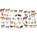 Constructive Playthings Block Play Animal Collection for Kids- Farm Animals for Play and Sorting