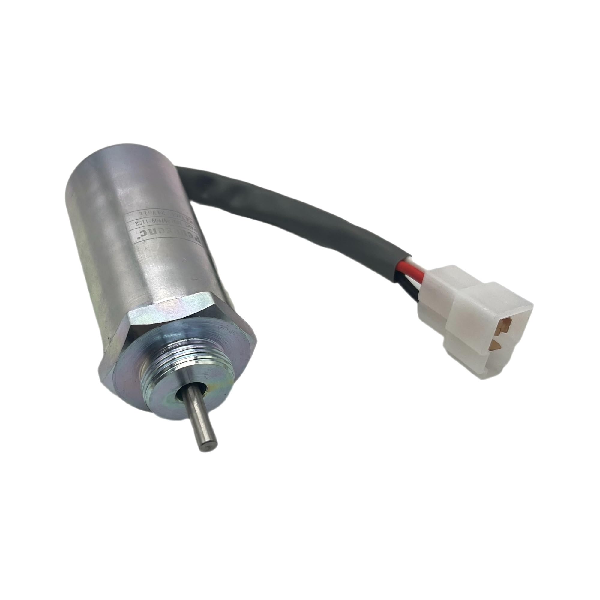 Solenoide de corte de combustible Solenoide de parada de combustible 897209-1152 (8972091152) para motores Hitachi 4LE1, 4LE2, EX55, 897329-5680, 8973295680