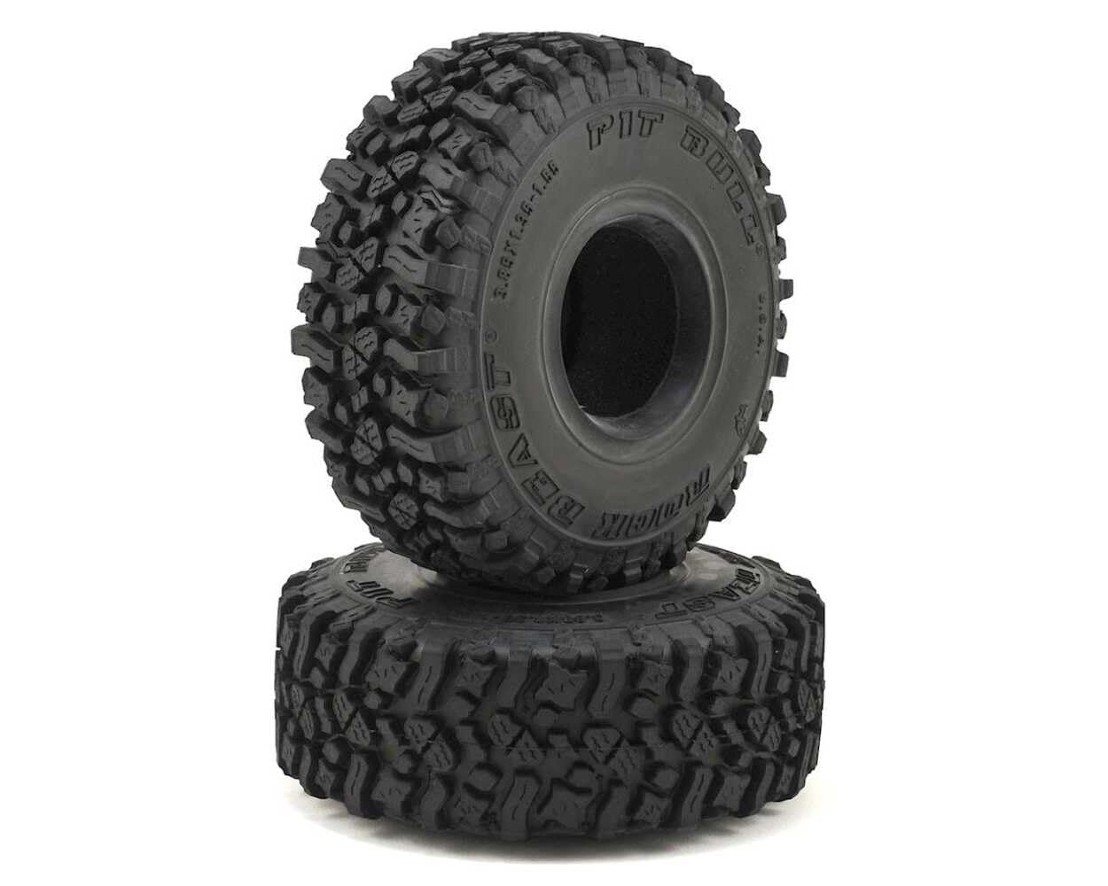 Pit Bull Pb9013Ak Rock Beast 1.55" Scale Tires, Alien Kompound, with Foam Inserts