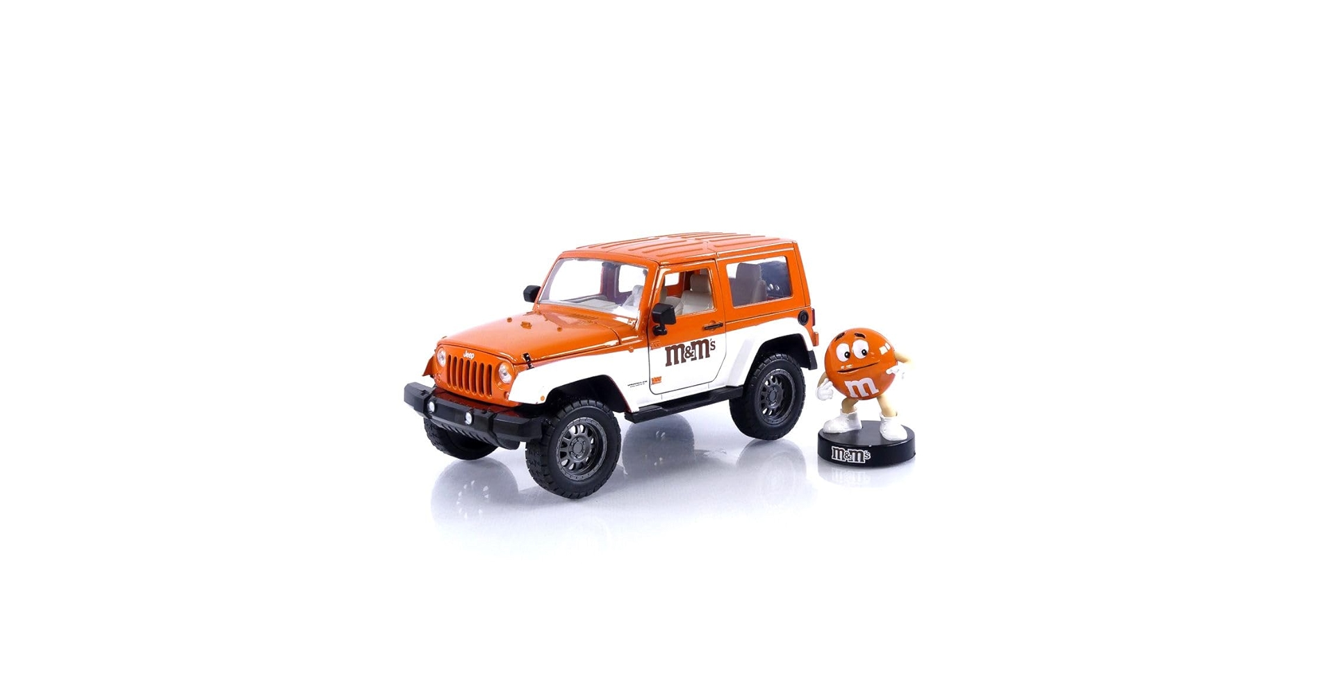 JD HR 1/24 M&M's 2007 ラングラー with ORANGE Amazon.com: M&M's 1:24 2007 Jeep Wrangler Die-cast Car