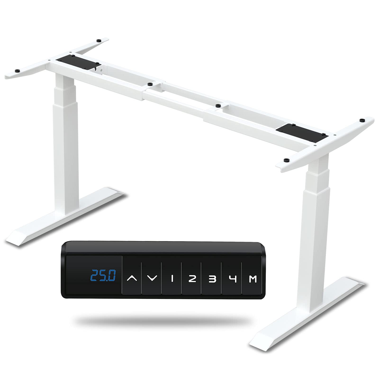 Buy HAIAOJIA Electric Stand up Desk Frame, Dual Motor Load 270lbs
