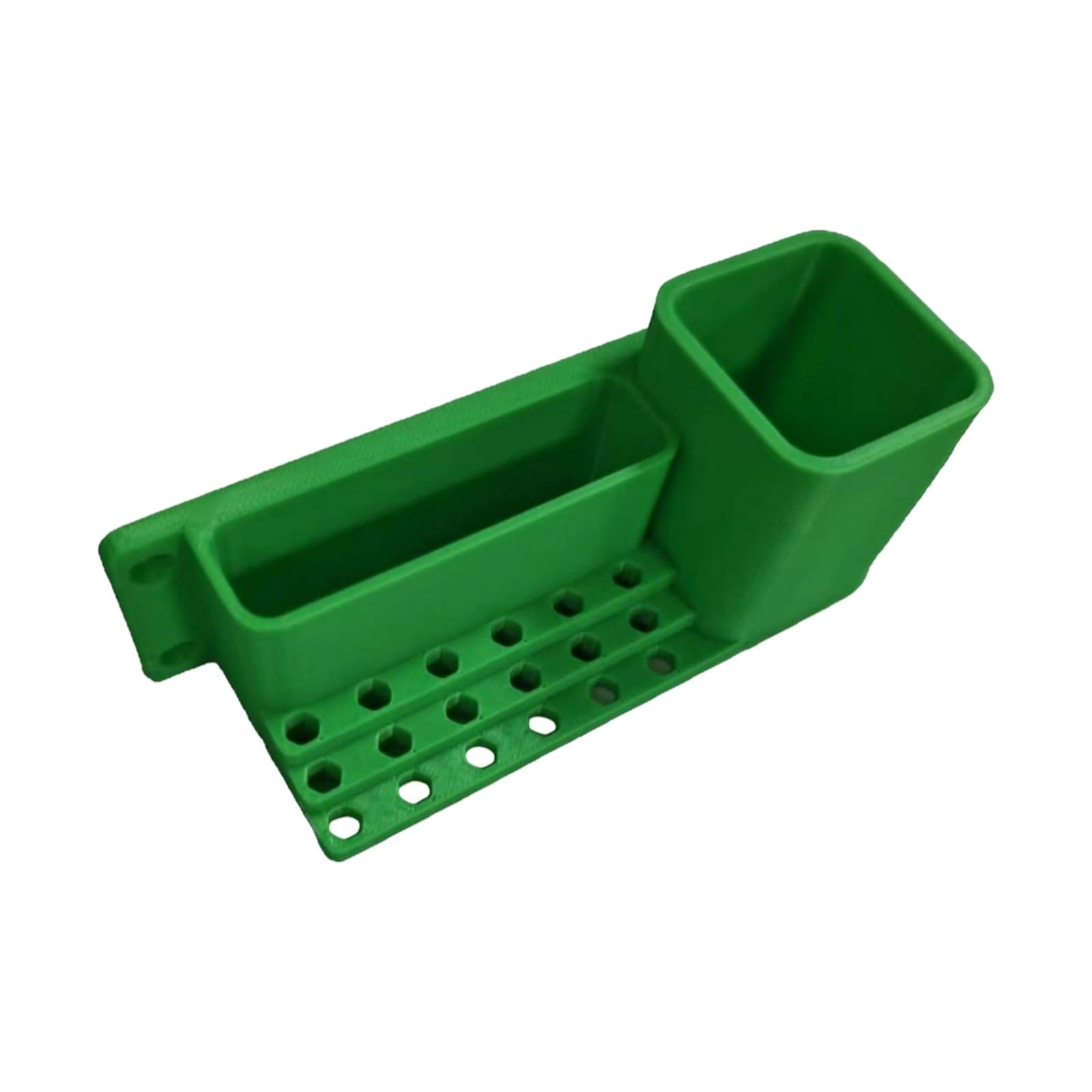 Limtula Screwdriver Bit Organizer Rack with Upright Tool Cup, Compact 3D Printed Holder for Garage and Work Table Storage Pegboard Bit Holder Small Tool Storage Project Area Organizer