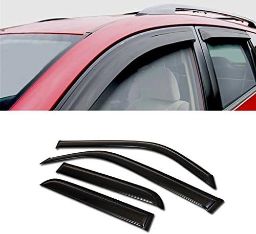 for 2010-2015 Toyota 4RUNNER - Sun/RAIN/Wind Guard Smoke Vent Shade Deflector Window Visor 4PCs