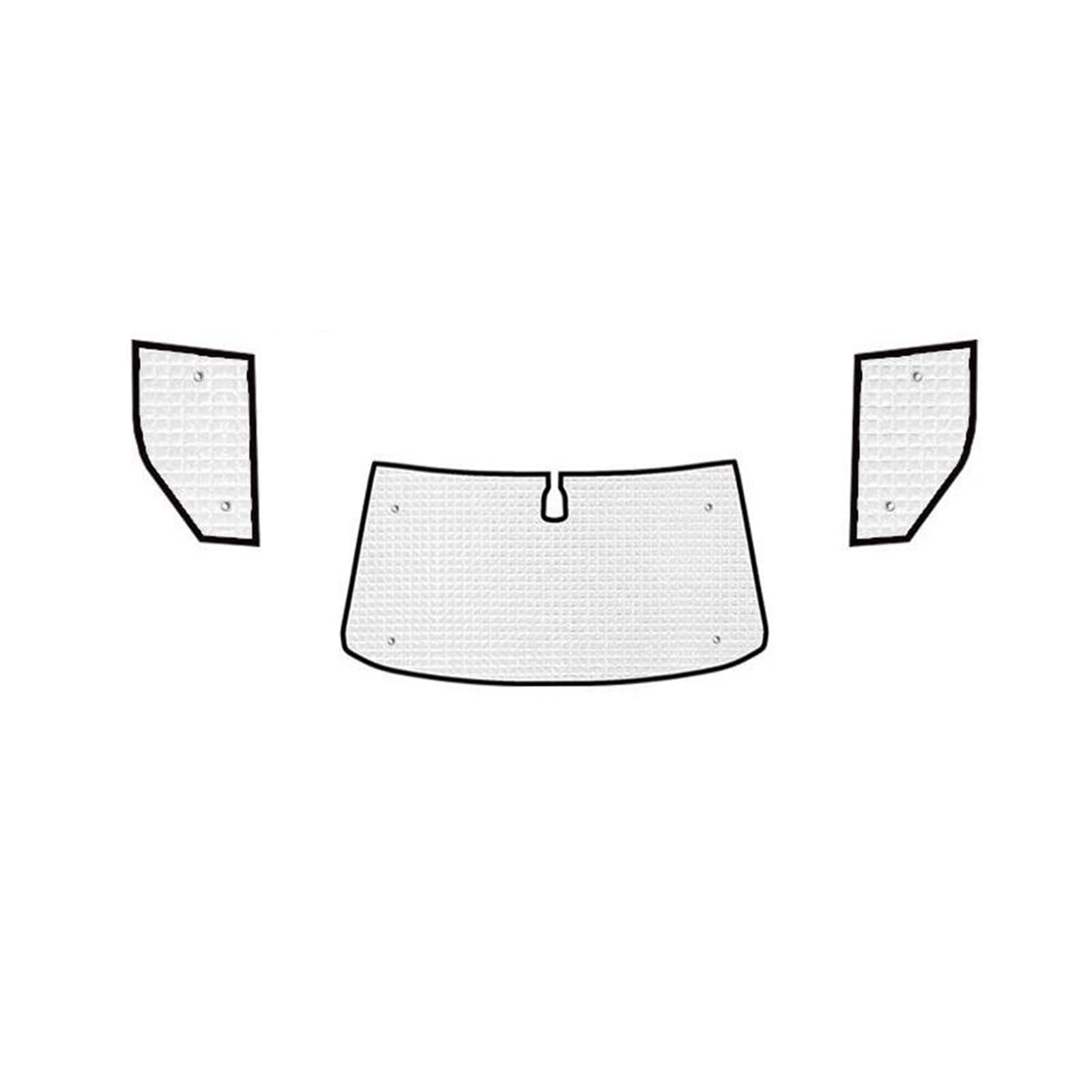 Para VW Para Transporter Para Caravelle Para Multivan Para Doubleback Para T6 Para SWB 2016-2022 Accesorios Para Parabrisas Parasol Coche Magnético(Front Windows)