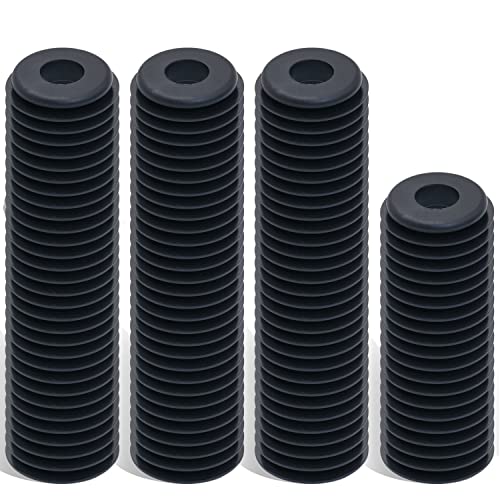 iBroPrat 100pcs Glad Hand Seals Rubber Gladhand Washers Black Rubber Gaskets Elastic Grommets for Semi Trucks Trailers Brake Air Hose Parts Number 10028