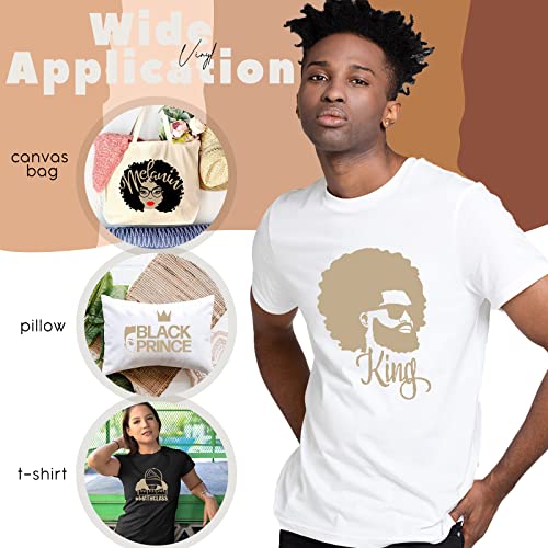 Image of Tintnut Cream Color Heat Transfer Vinyl Roll,10 inchx6ft Iron on Vinyl | Skin Tone PU HTV,easy cut & weed,stretch washable,works with iron & heat press for fabric crafts