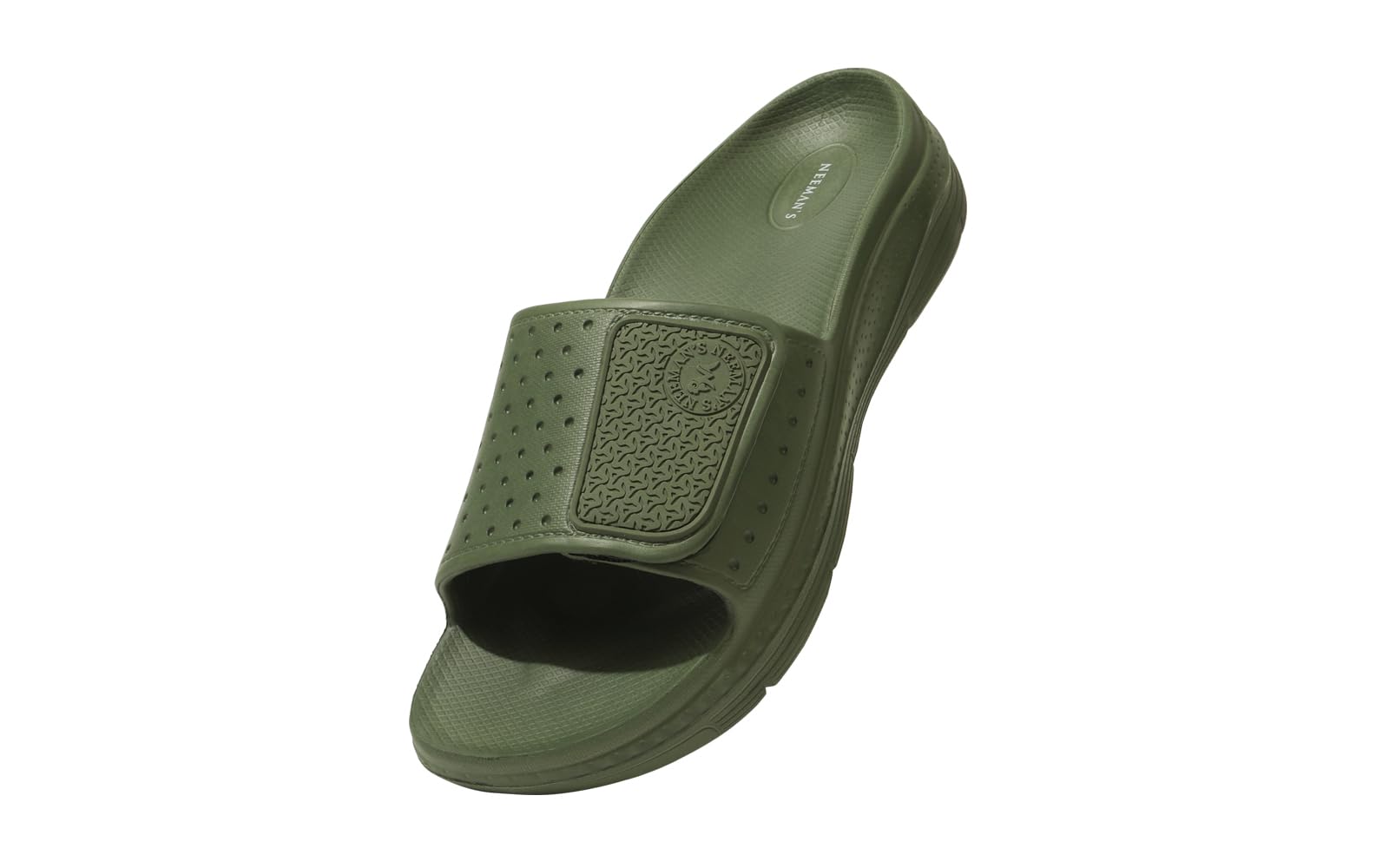 Neemans Jumbo Slides for Men | Cushioned & Comfortable Flip Flops for Men | everyday Comfort, Lightweight and Flexible | Olive UK11 (B0D4DYRHXP) Amazon Price History, Amazon Price Tracker