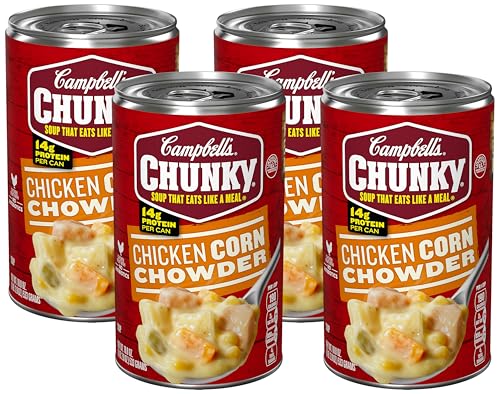 Campbell's Chunky Soup, Chicken Corn Chowder Soup, 18.8 Oz Can