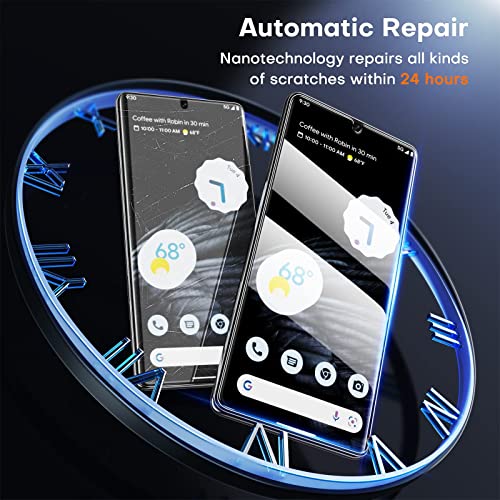 Image of TOCOL 2+2 Pack for Google Pixel 7 Pro Screen Protector -2 Pack Screen Protector (TPU) & 2 Pack Glass Camera Lens Protector, Soft TPU Screen Protector for Pixel 7 Pro, Self-Healing, [Alignment Kit]
