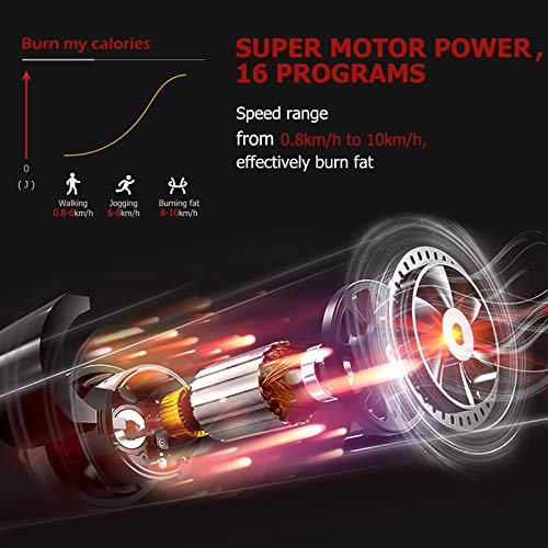 IMIKEYA Esteira dobrável com 15,7 cm de largura, 2.0 HP, máquina de corrida elétrica com garrafa e s