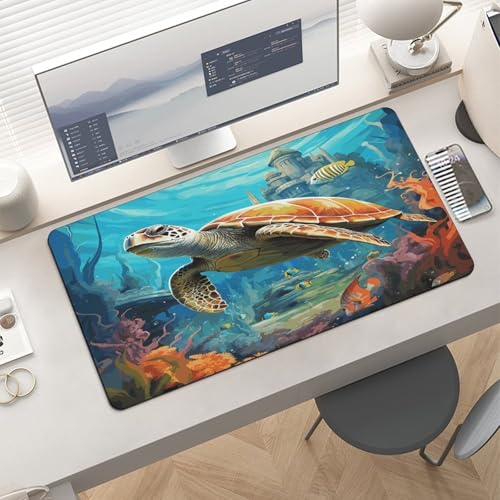 Alfombrilla de escritorio grande impermeable para mouse miniatura 6