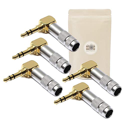 4x Sdoppiatore splitter mini jack 3,5mm - Adattatore da 2 prese femmina