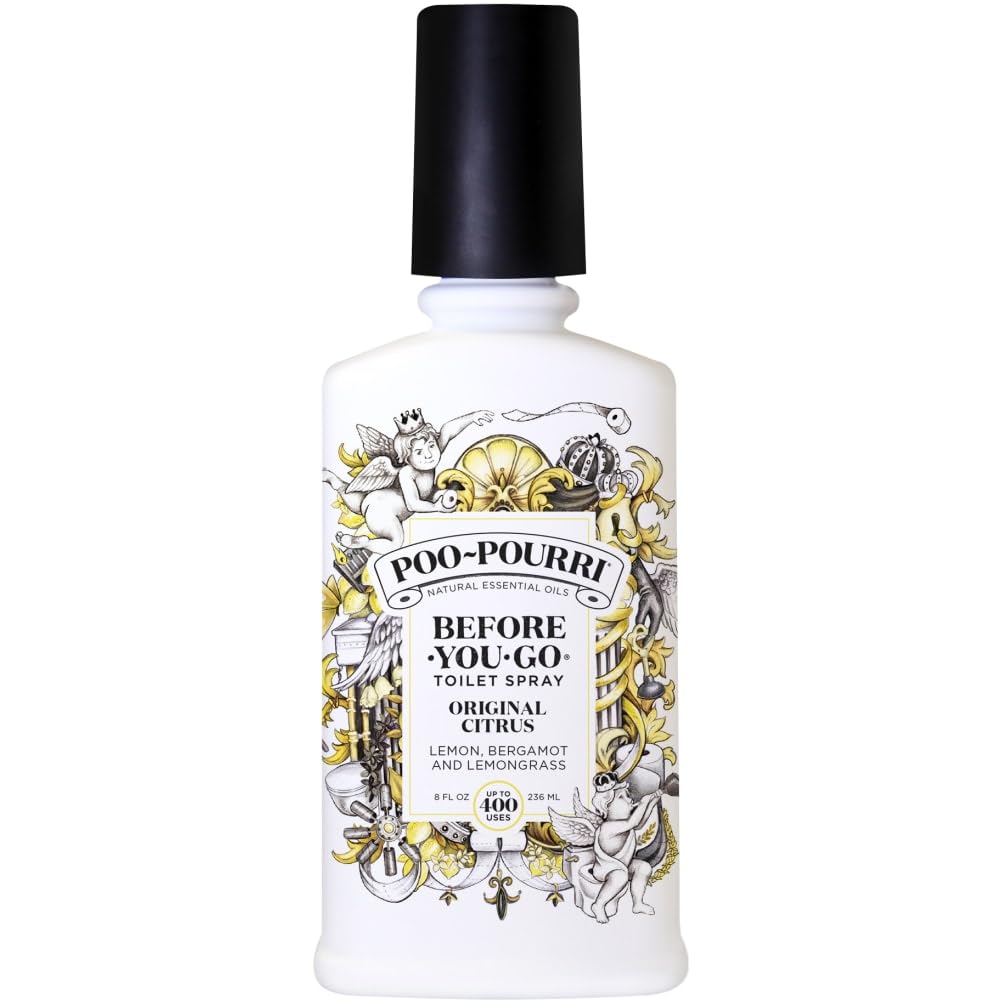 Poo-Pourri PP-008-CB-AMZ-OB Toilet Spray, 8 Fl Oz (Pack of 1), Original Citrus