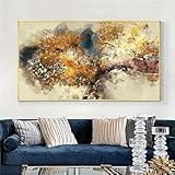 Photo Gallery arte astratta della parete foglie dorate tronchi d albero marroni hd stampe su tela poster stampe per la casa camera da letto soggiorno decorazione 40x80in-100x200cm con cornice Photo Gallery arte astratta della parete foglie dorate tronchi d albero marroni hd stampe su tela poster stampe per la casa camera da letto soggiorno decorazione 40x80in-100x200cm con cornice