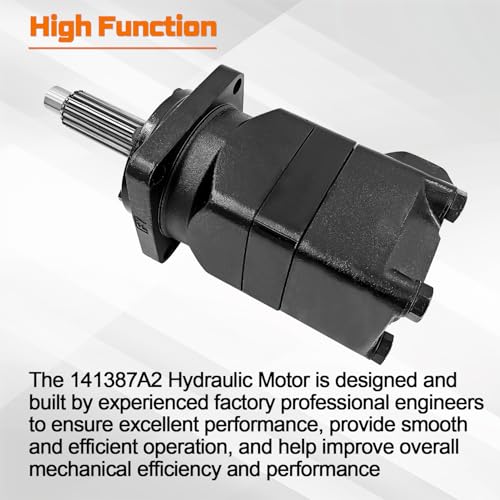 Image of 230459A1 Hydraulic Motor Compatible with Case Skid Steer Loader 1838 1840 Replaces 141387A2
