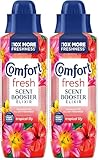 Comfort Fresh Tropical Lily Scent Booster with ScentLock Technology Elixir for up to 10x More Freshness* 460 ml (Pack of 2)