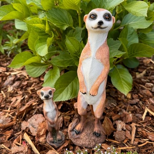 Online Fuchs Erdmännchen Deko Figuren im Set für den Garten -...
