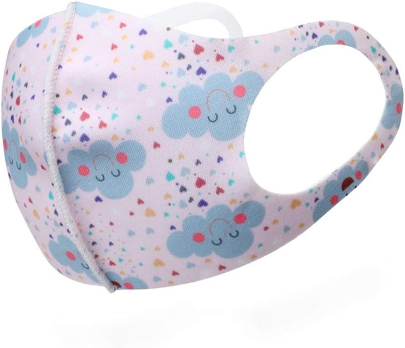 5/10 PC Kids Baby Breathable Mouth Cloth,Safet Protect Thin Type Cartoon Fabric,Outdoor Safety Protection