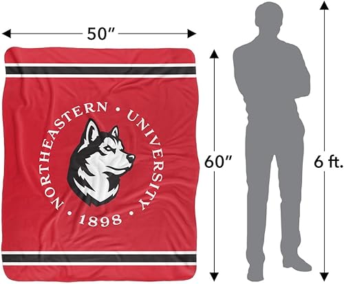 Miniatura 5 de LOGOVISION Colección oficial de logotipos universitarios primarios, colección de mantas de sherpa de tacto sedoso y súper suave