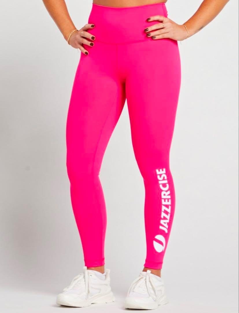 新作新品 ロゴレギンス 黒 Sサイズ ジャザサイズ Jazzercise