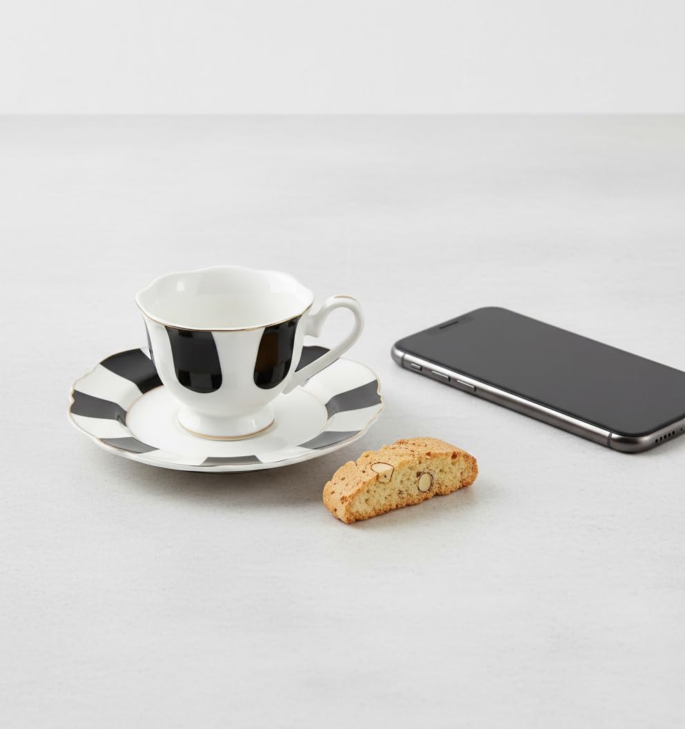 Juego de Cafe Set de 6 Unidades Excellence Rayas 6x90 ml