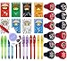 Produktbild Ninja Mitgebsel Set für Kindergeburtstag 6-10 Jahre,12 UV Stifte 12 Notizbücher 12 Stempel,give aways kindergeburtstag,Gastgeschenke, Pinata Füllung,Ninjaoo Party Geburtstags Deko,Klassenbelohnung