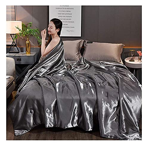 Zomer koele deken, volwassen kinderen koel ijs zijde zomer quilt, kantoor dutje airconditioning deken, koel en… - Image 3