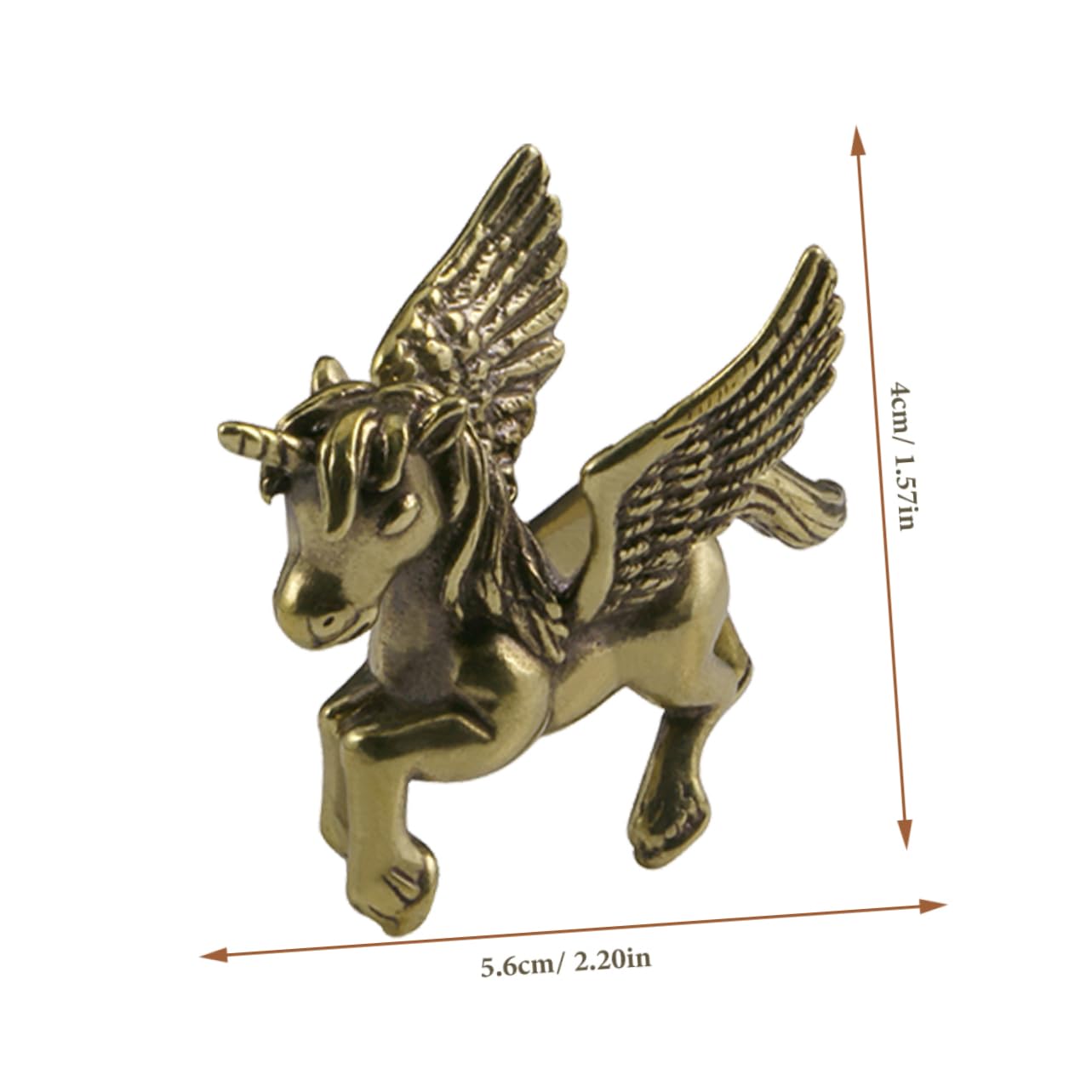 5stücke Brass Statue Vintage Miniature Einhorn Figurine Für Schreibtischdekoration Langlebig Und Als Für Zuhause