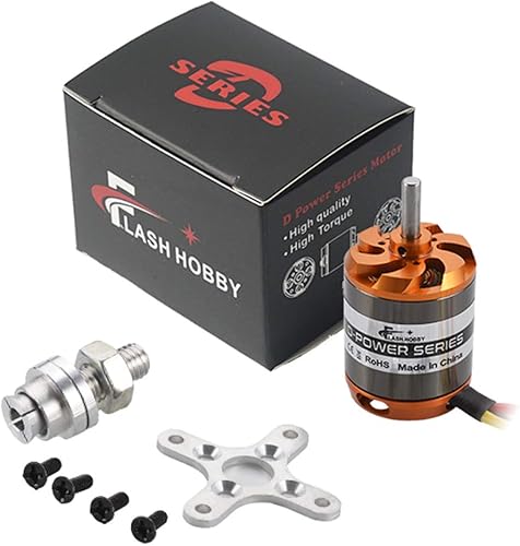 Miniatura 7 de FLASH HOBBY Motor sin escobillas D3548 1100KV Outrunner Motor para Mini Multicopters RC Avión Helicóptero Avión de ala fija