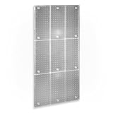 Azar 700248-CLR Clear Frosted 24-Inch W by 48-Inch H Pegboard Wall Panel