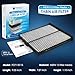 Femota Tested MERV 13 Cabin Air Filter with Activated Carbon, CF11811 for Mazda 3 (2014-2018), Mazda 6 (2014-2021), Mazda CX5 (2013-2025).