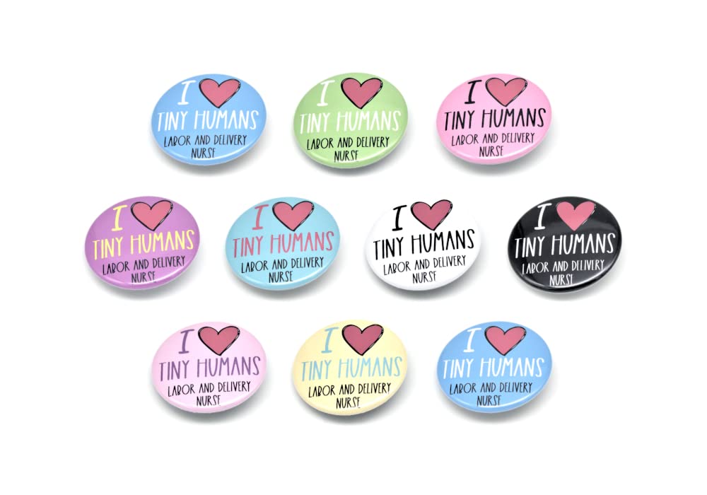Amazon.com: Labor & Delivery Nurse - 1.5in Pinback Buttons (10 Buttons ...