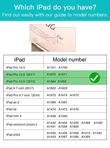 Ztotop Custodia per iPad PRO 12,9 2017/2015 con