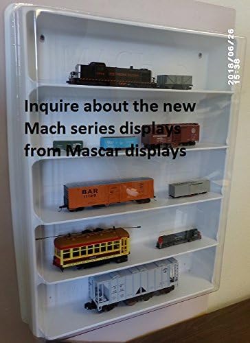 Mascar Pro Hotwheels Matchbox 1/64 Scale Display case Black with Clear Snap-On Dust Cover for up to 52 Cars