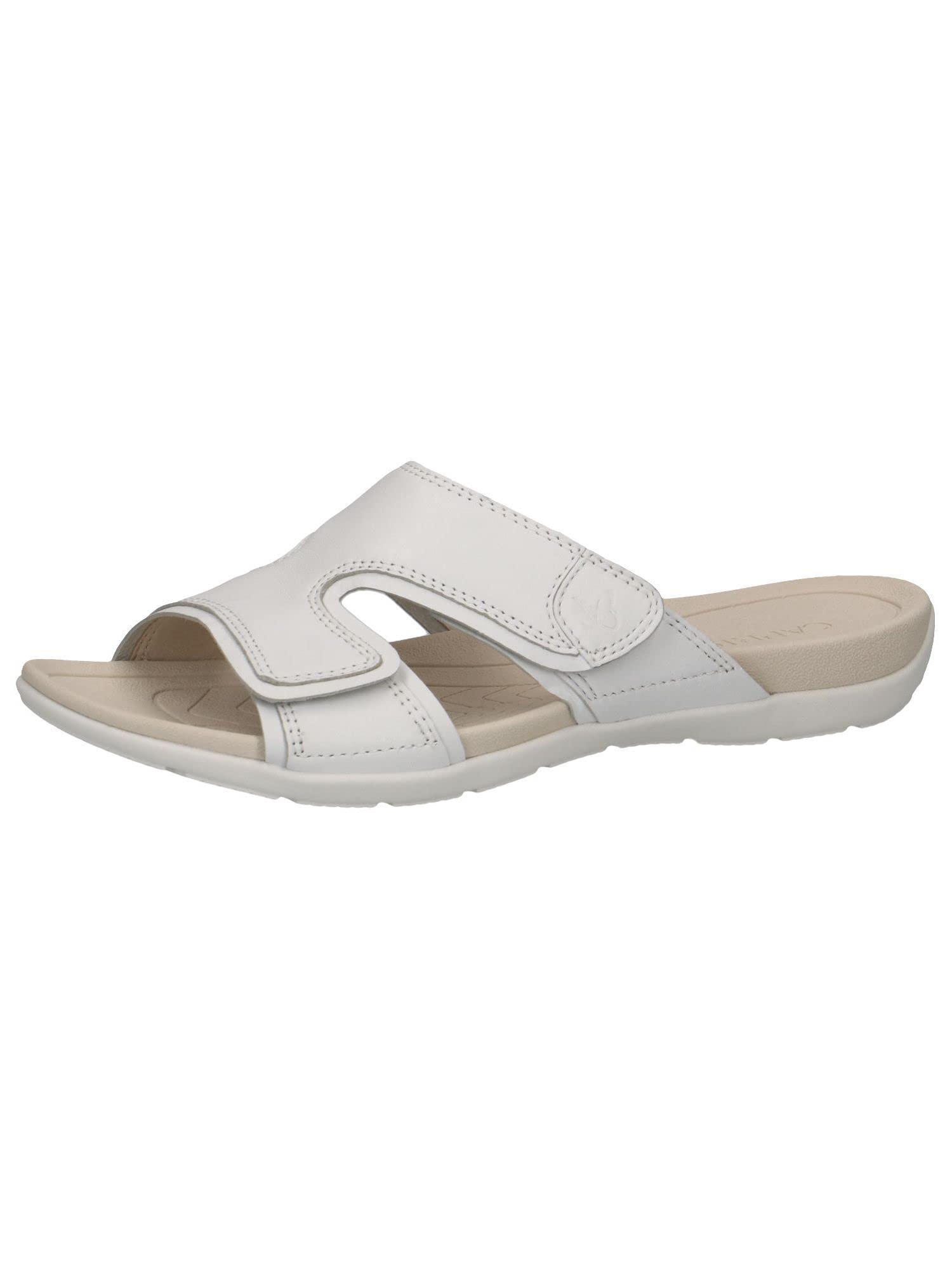 CAPRICE Women's Mules 9-9-27107-20 G Width, White Nappa, 8 UK