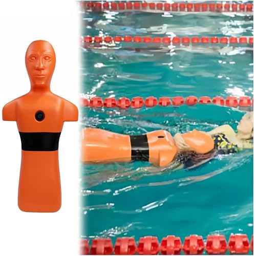 Chupete de entrenamiento de rescate acuático para ejercicios de incendio, balasto de 50 kg, función de llenado y drenaje rápido, simula una verdadera resistencia para natación, playa, entrenamiento en