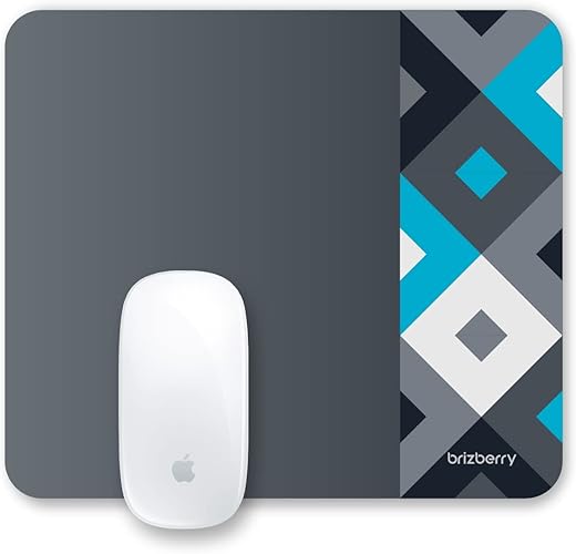 ARTBRIZ® Brizberry Pro-X1 Mouse Pad, Optimised for Speed and Precision, Premium Anti Skid Rubber Base, for Office Desktop Laptop PC Mac, 240mm x…