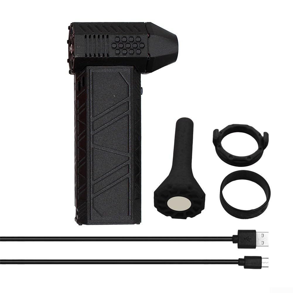 EasyByMall Mini soplador Jet Dry, ventilador turbo de bolsillo, ventilador turbo violento 120000 RPM motor sin escobillas ventilador industrial para limpieza de automóviles, 62QR18K79992AREQO0KI