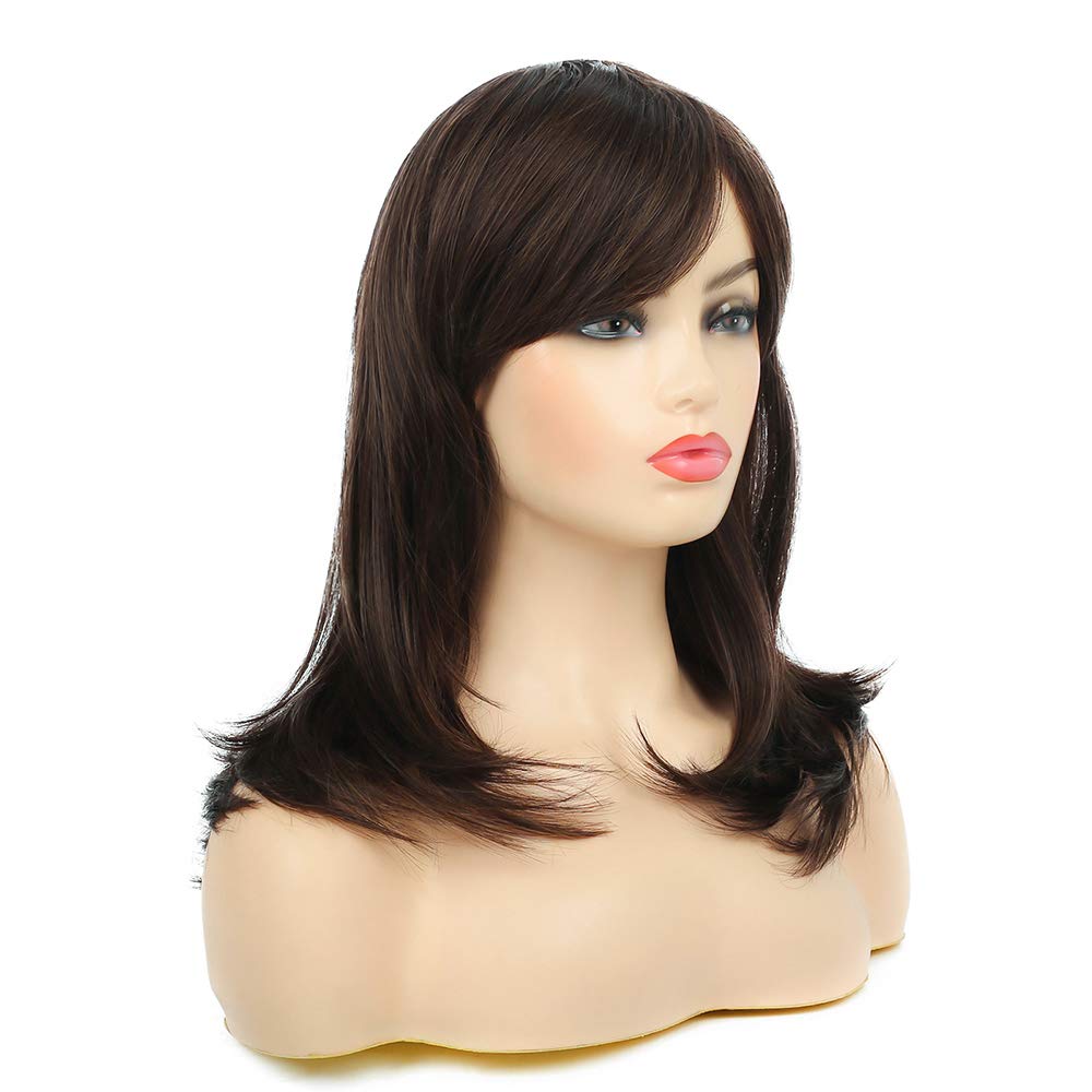 Amazon.com : Baruisi Long Layered Brown Wigs for Women  display picture 1