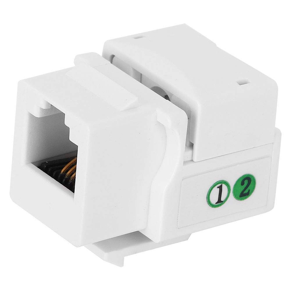 Tomantery Telephone Module, Signal Transmission Portable Professional Network Module for Network Engineering Integrated Wiring