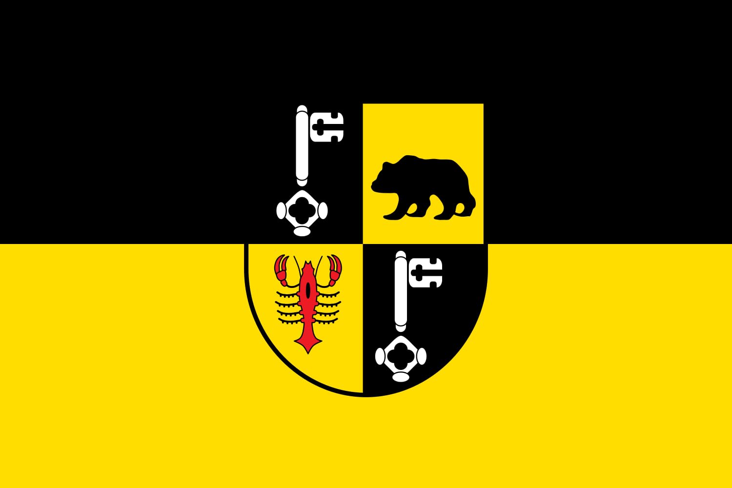 Drapeau DEU Bernkastel-Kues grand pavillon extérieur Allemagne