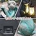 JOYBEE Garden Statues Rabbit with Solar Lantern Outdoor Decor-Rabbit Solar Figurines Lights Decorations for Patio Yard Lawn Ornaments-Gifts for Birthday Easter Housewarming