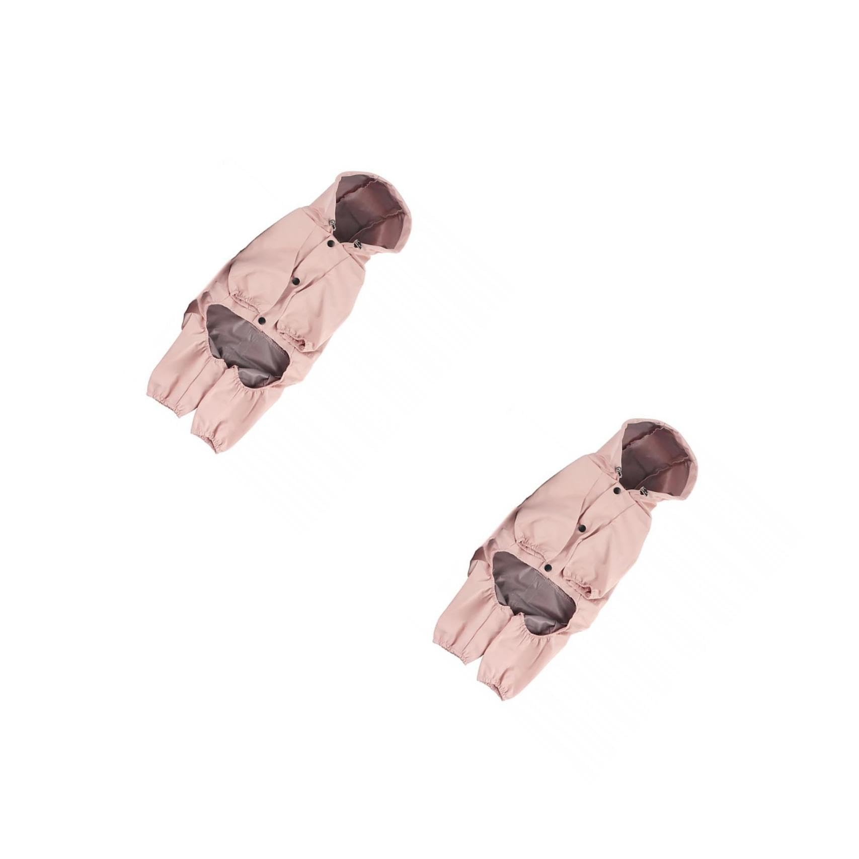 BESPORTBLE 2pezzi Cappotto Per Cani Regolabile e Riflettente Abbigliamento Per Animali Domestici Materiale Traspirante Comfort e Stile Per Giornate Piovose e Taglia
