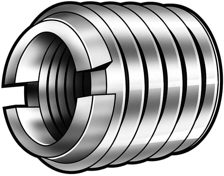 319-820 Thread Insert,Stl,1/2-20x5/8 L,Pk5 PK 10